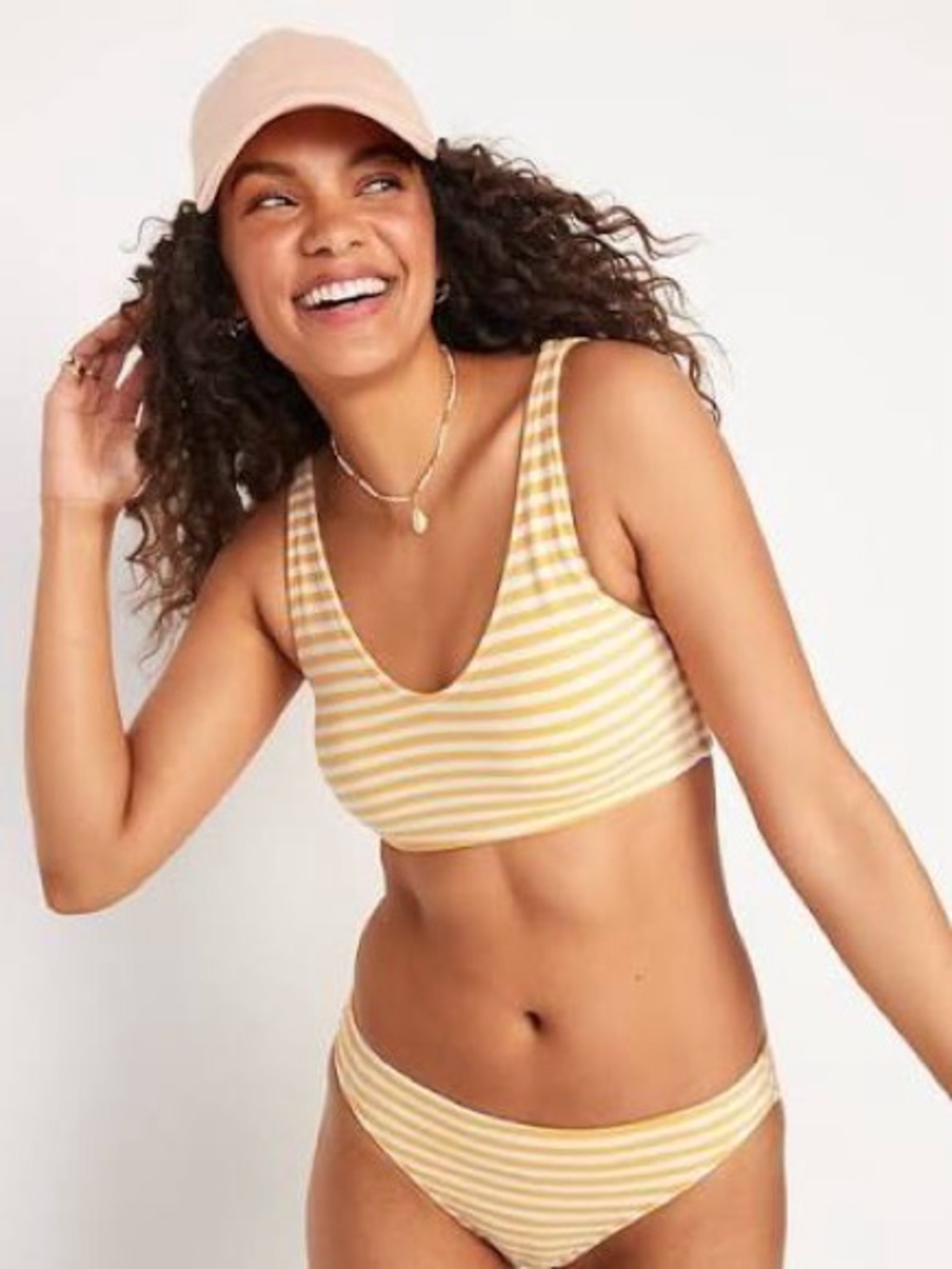 NWT Old Navy Orange & White Terry Bikini 3X - Picture 6 of 14